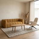 Hamburg Couchtisch oval 88, H37, Smooth Natural - My Sons