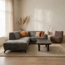 Ecksofa Luzern Stoff - Zitform