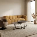 Interlagos Couchtisch 2er-Set, Raw nickel black patina - My Sons