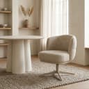 JLo Esszimmerstuhl - drehbar 360 beige - Cremona - Taupe 04 - My Sons