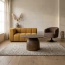 Karl Couchtisch Ø80, H45, Mango Matt Walnut - My Sons