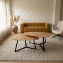 Keulen Couchtisch organisch, 2er-Set, Smooth Natural - My Sons