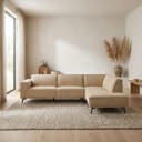 Leeds 2 5-AL + Ottomane R - City 120 Beige - Tower Living