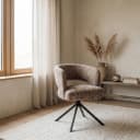 Mura Sessel - Stoff Haga 39 cappuccino (drehbar) - Tower Living