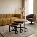 Natural Enzo Couchtisch, 3er-Set - My Sons