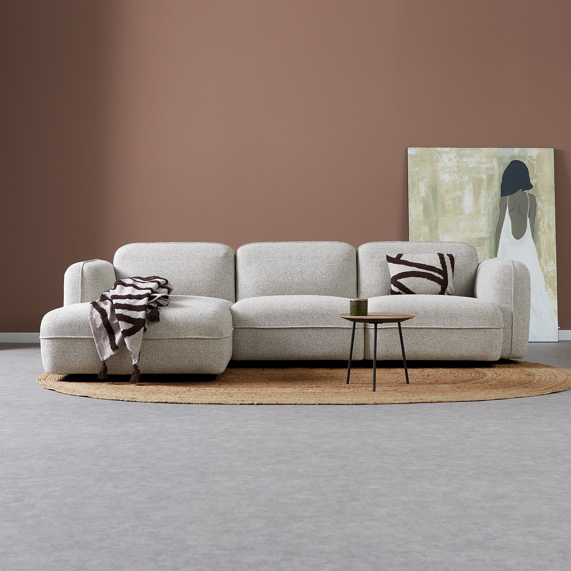 DROP Met chaise longue links