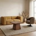 Couchtisch 60, Mango Brown Walnut - My Sons