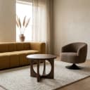 Couchtisch Ø60, H46, Mango Brown Walnut, Zodiac Collection - My Sons