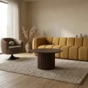 Couchtisch, Ø60, Mango Dark Walnut - My Sons