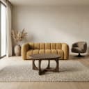 Couchtisch Ø80, H40, Mango Brown Walnut, Zodiac Collection - My Sons