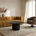 Couchtisch Ø90, Acacia Black, Congo Table Collection - My Sons