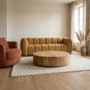 Couchtisch Platte Rund Teak - Benoa