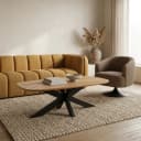 Couchtisch Dänisch oval 120, Mango Smooth Natural - My Sons