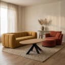 Couchtisch Dänisch Oval Runa 130 - Benoa