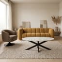 Couchtisch Faye Weißer Marmor | 130 cm | Oval - Starfurn