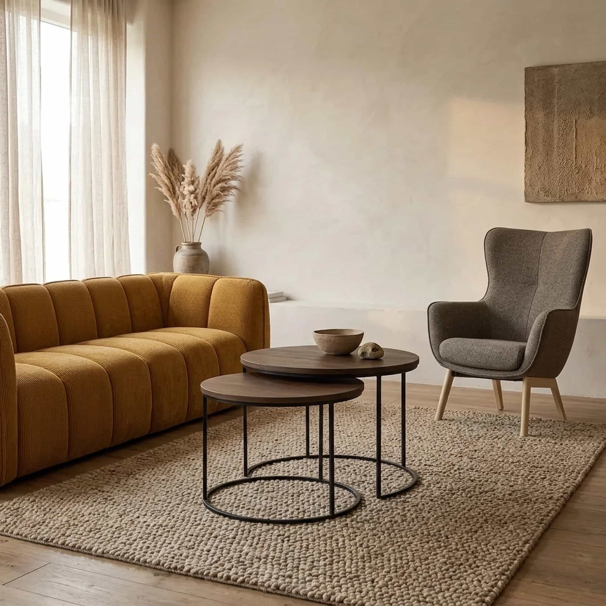 Couchtisch Madison Brown | 70 cm | 2er-Set