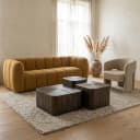 Couchtisch-Set Silva Metall - Eleonora