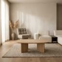 Couchtisch Stef medium natur Eichenholz - Eleonora