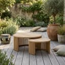 Couchtisch Set Teak rund outdoor - Benoa