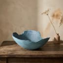 Schale Dekorativ Blau Patina Mittel - Benoa