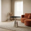 Sidetable Kian Zwart Zilver - Benoa