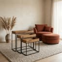 Sidetable met Rand Set van 3 - Benoa