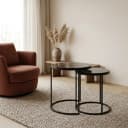 Sidetable Rond Sienna Set van 2 - Benoa