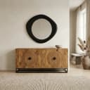 Spiegel 70, geometrisch, Black - My Sons