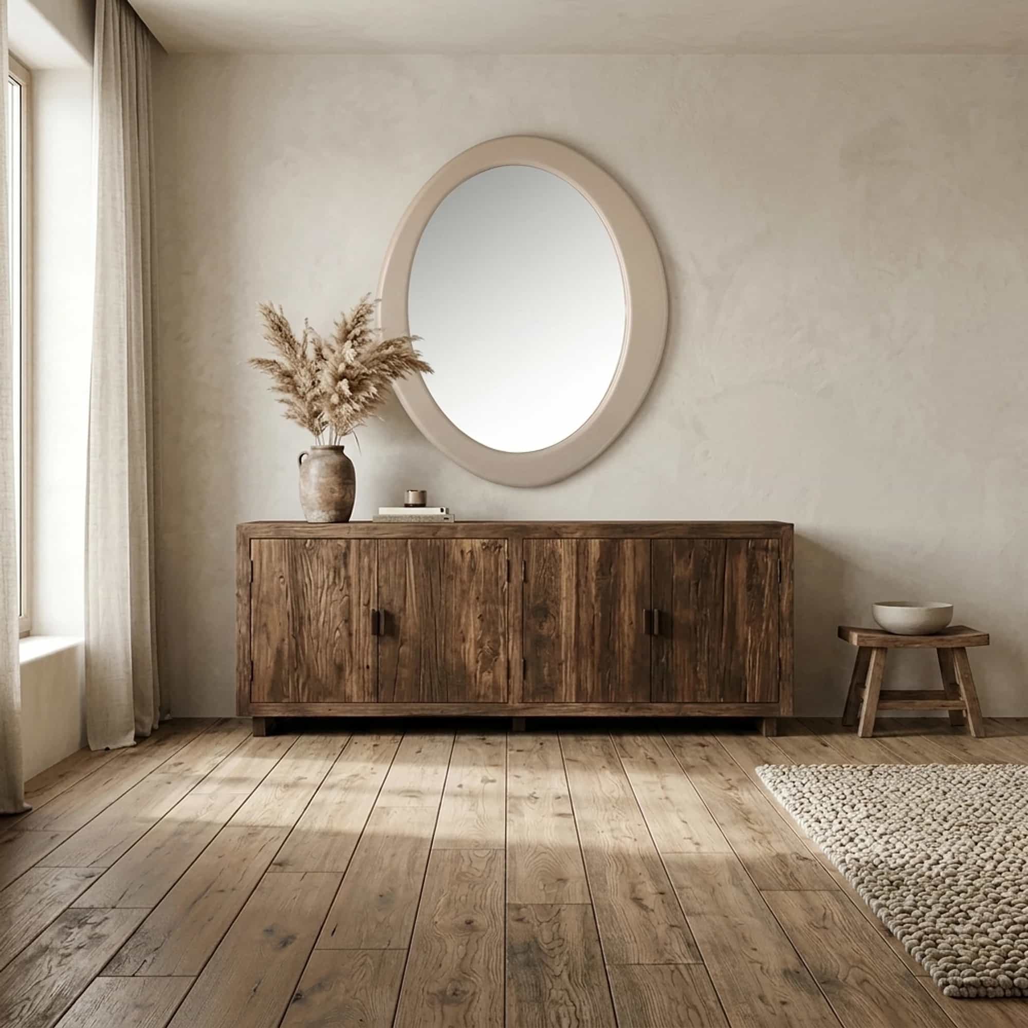 Spiegel Clayton Beige