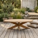 Tuin Salontafel Negara Ellips Teak - Benoa