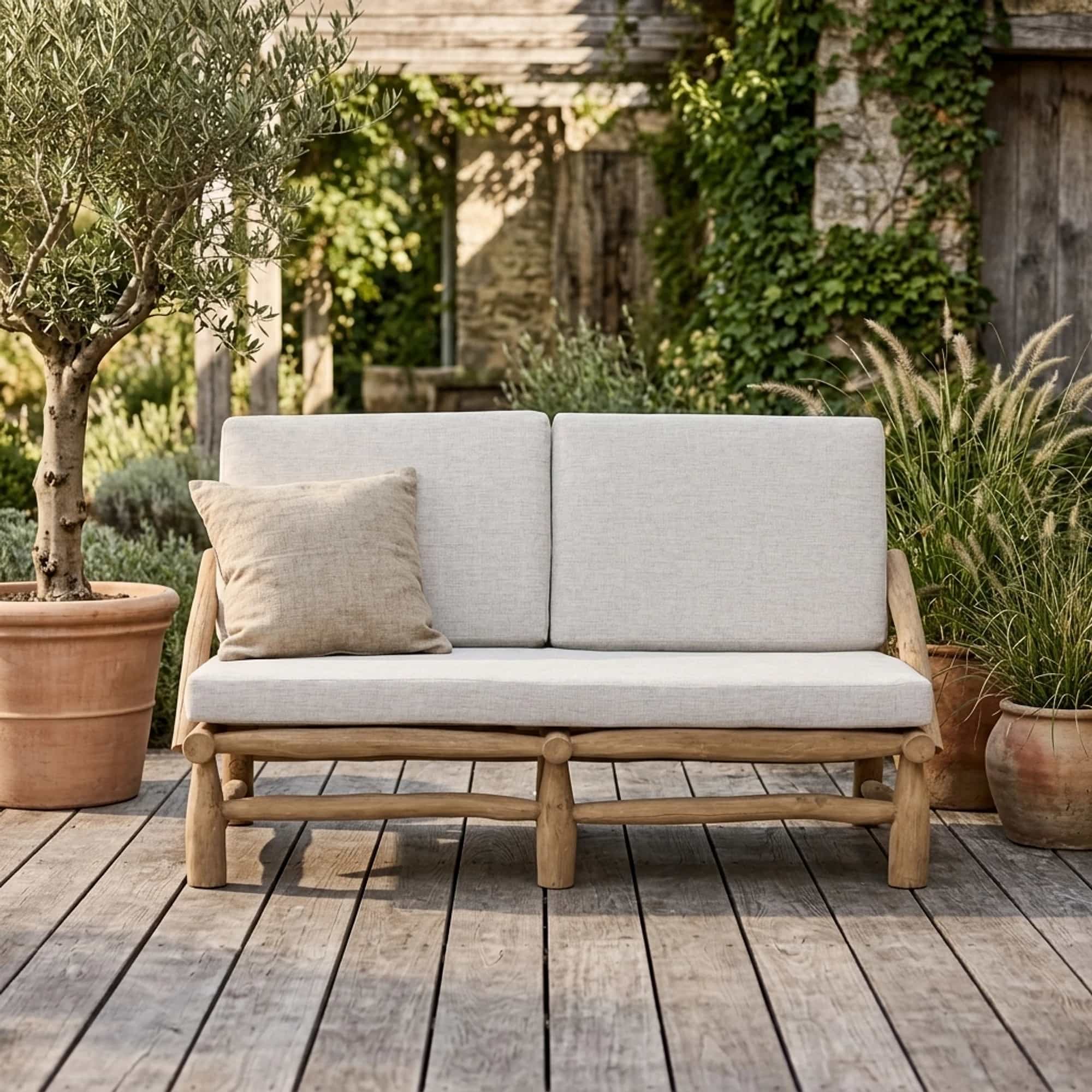 Gartenbank 2-Sitzer Blue Marlin - MUST Living