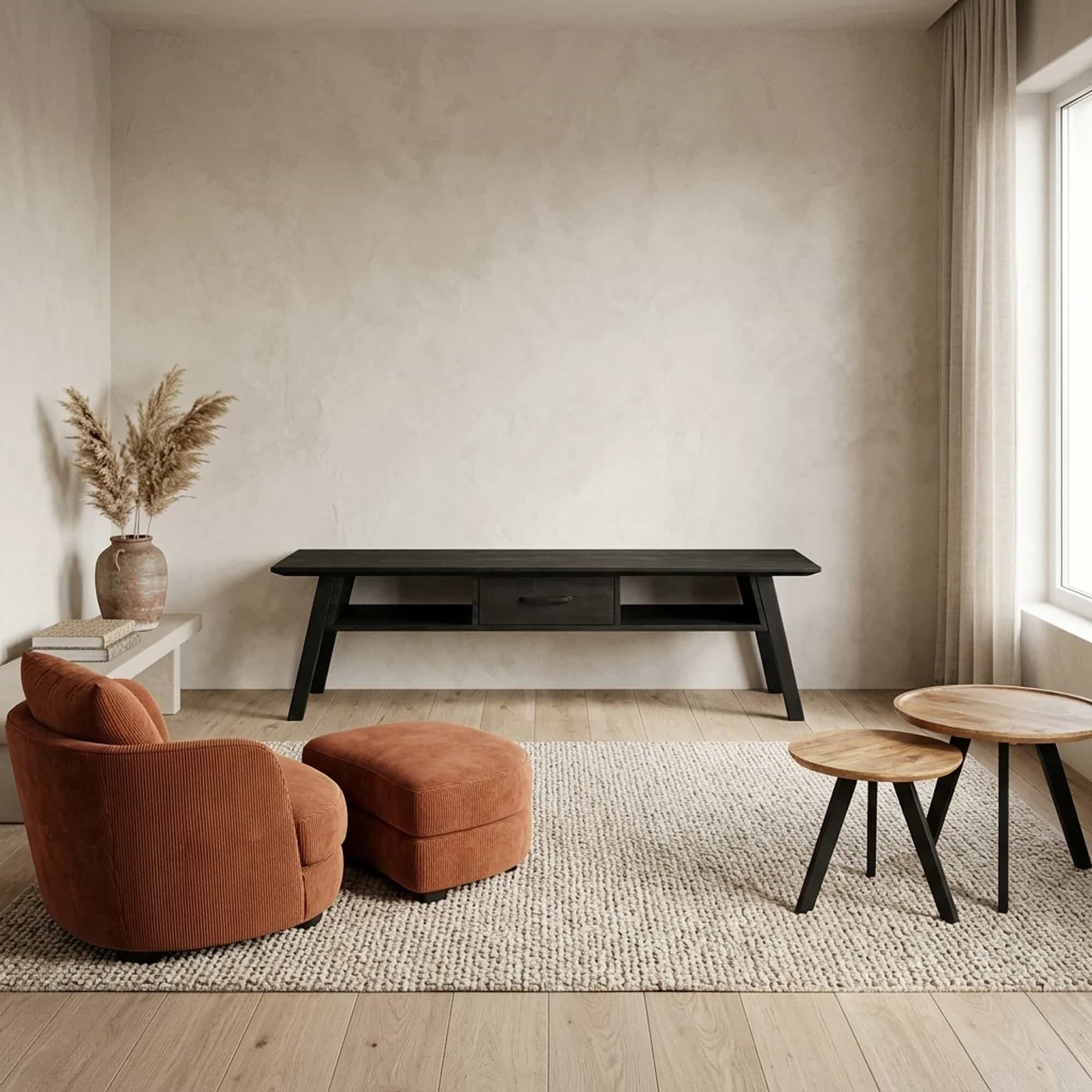 Tv-Meubel Berlin Zwart