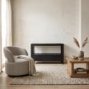TV-Möbel Boaz Schwarz Mangoholz 100 cm - Starfurn