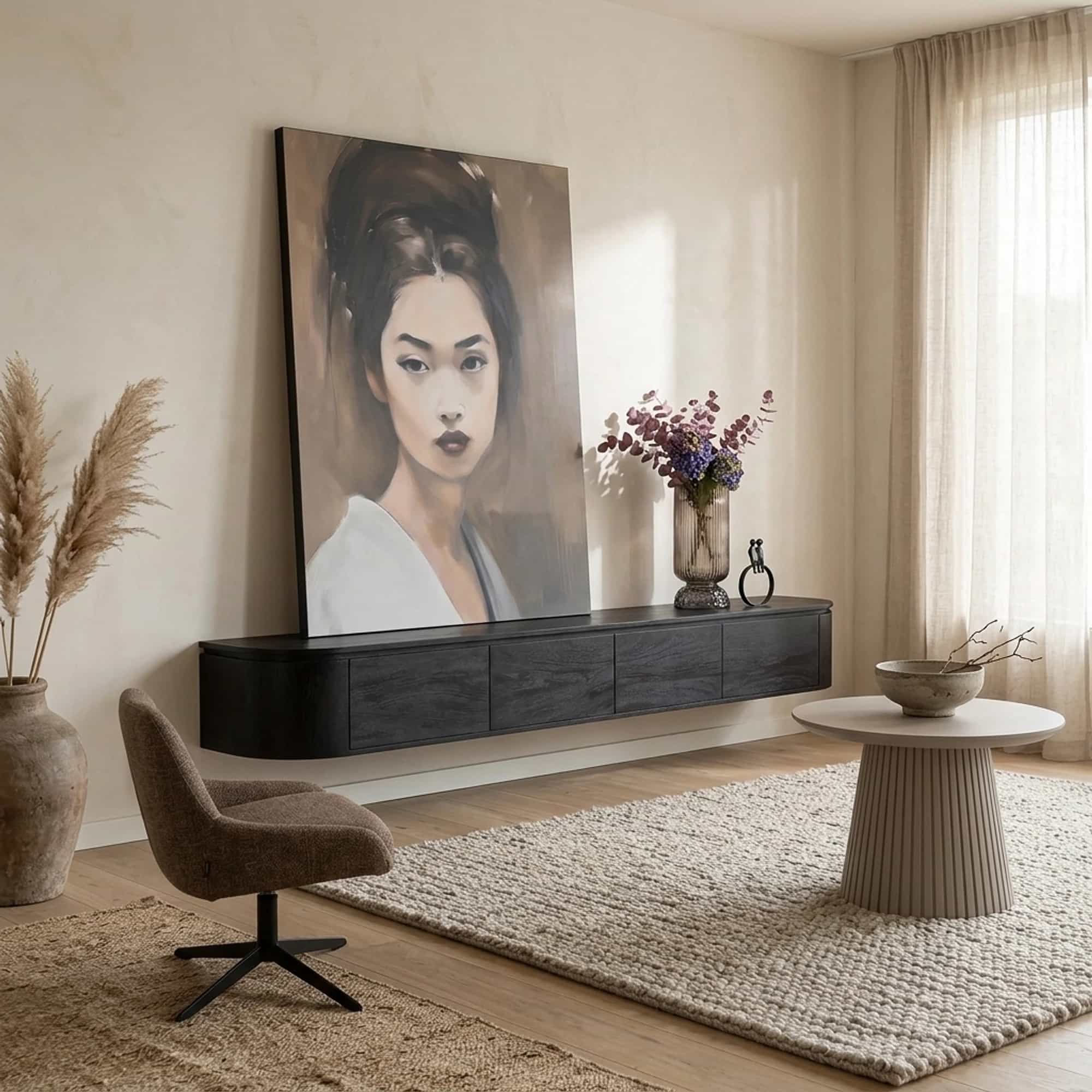 TV-Schrank Excellent Black | 240 cm