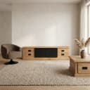 TV-Möbel Noa Natur-Mangoholz 200 cm - Starfurn