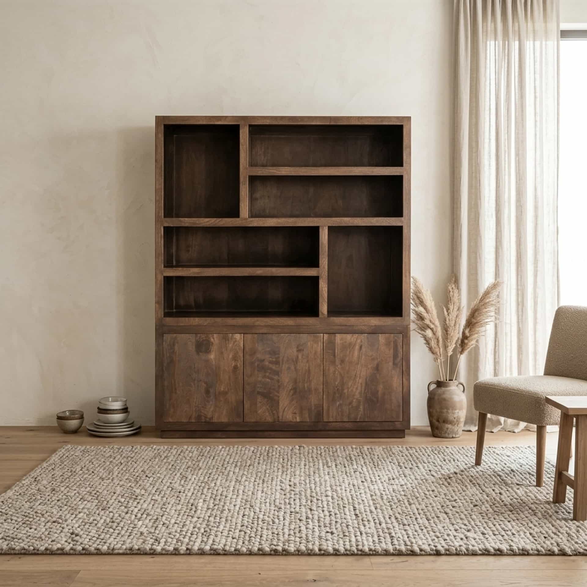 Fächerschrank Brüssel Brown XL | 160 cm