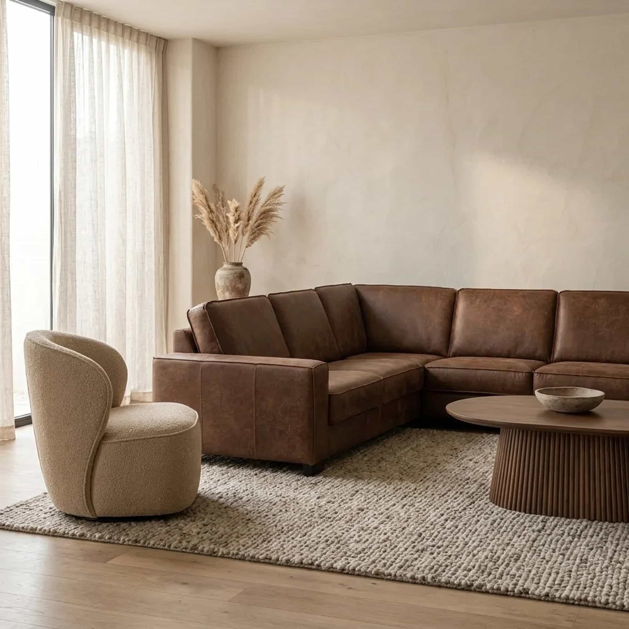Ecksofa Veneto Afrika Leder