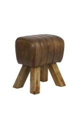 Hocker Ramy dunkel braun