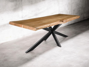 Mokana Furniture Baumstammtisch Live edge acacia Holz