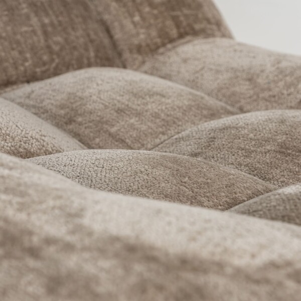 Drehsessel Rosy taupe chenille