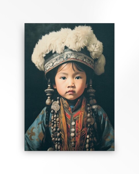 Wandtuch Traditional Child 1