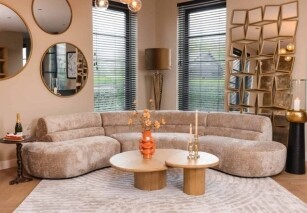 Rundes Sofa Colby von Richmond Interiors