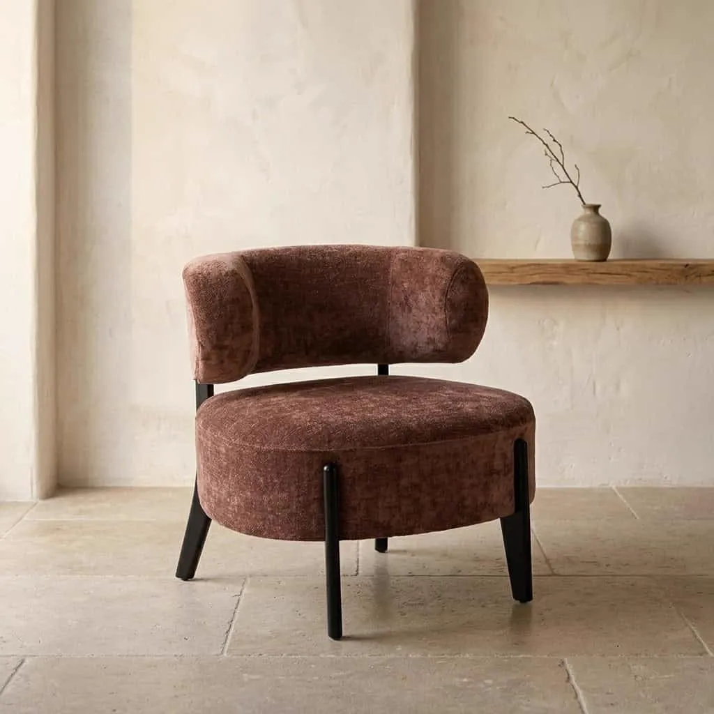 Velvet fauteuil Cody in luxe stof