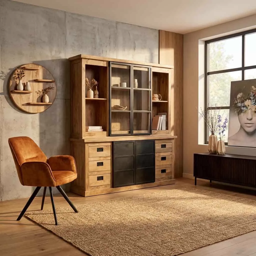 Wohnserie Noa mangohout